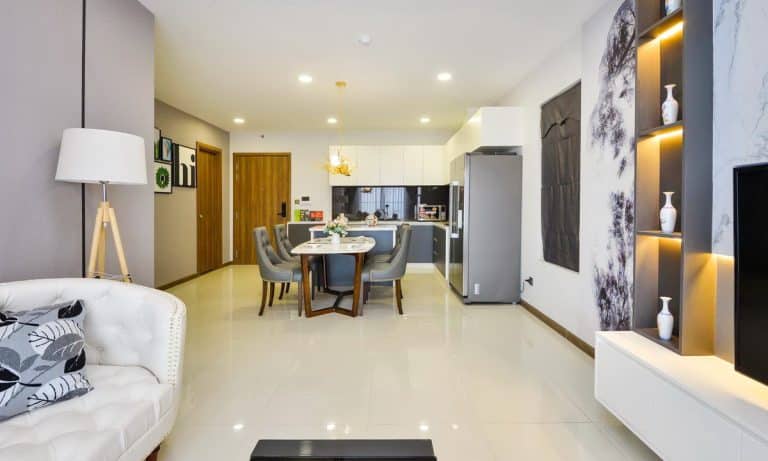 Cho thuê căn hộ De Capella 2 phòng ngủ full nội thất tầng 17 view L81