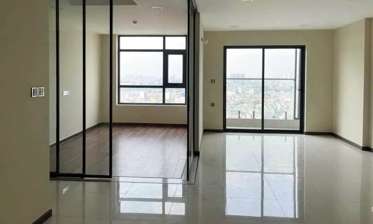 Cho thuê căn hộ De Capella 2 phòng ngủ không nội thất view L81 lầu cao