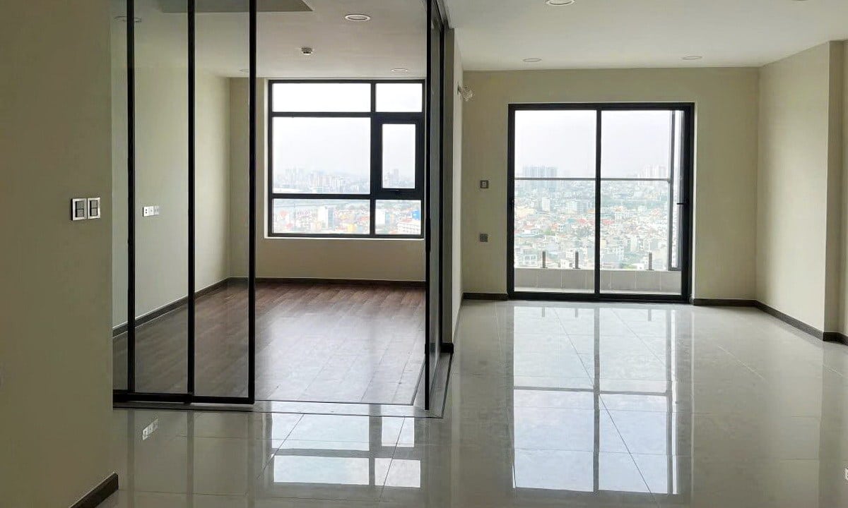 Cho thuê căn hộ De Capella 2 phòng ngủ không nội thất view L81 lầu cao