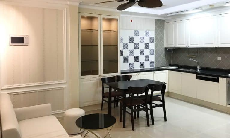 Cho thuê căn hộ 3 phòng ngủ Imperia toà D đủ nội thất 131m view mát mẻ