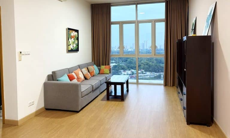 Cho thuê căn hộ The Vista An Phú 2 phòng ngủ full nội thất view thoáng mát