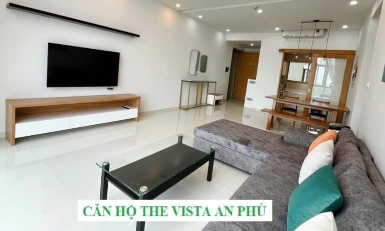 Căn hộ The Vista An Phú cho thuê 3 phòng ngủ view sông mát full nội thất