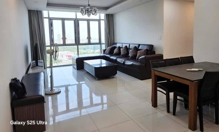 Căn hộ The Vista An Phú cho thuê 3 phòng ngủ đủ nội thất view thoáng