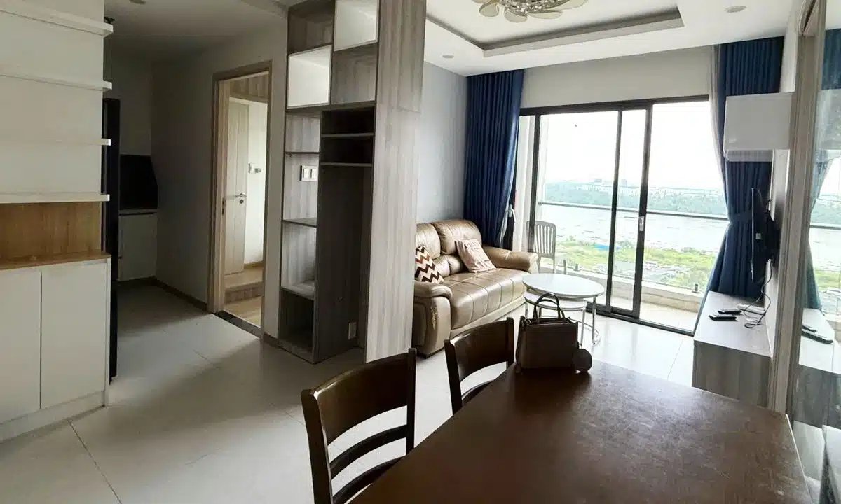 Cho thuê căn hộ New City Thủ Thiêm 2 phòng ngủ full nội thất view sông