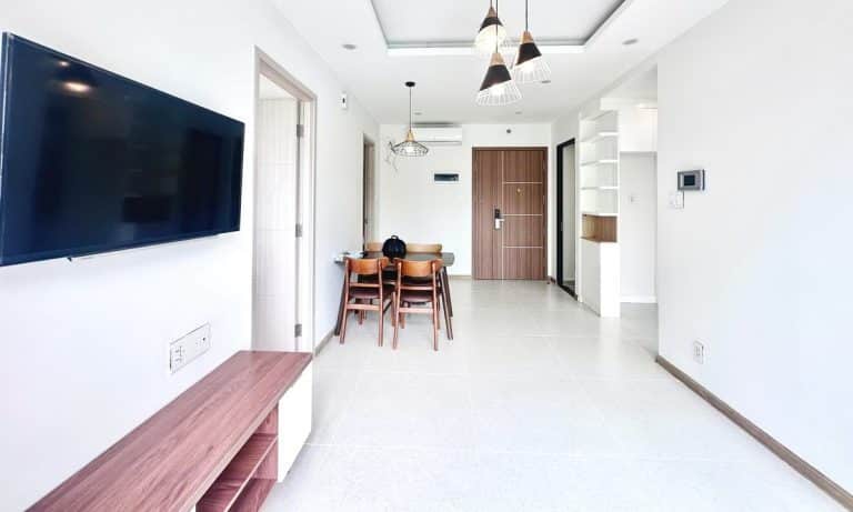 Cho thuê căn hộ New City Thủ Thiêm 2 phòng ngủ nội thất 1 phần tầng trung