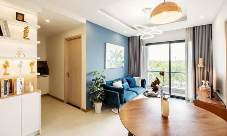 Cho thuê căn hộ New City Thủ Thiêm 2 phòng ngủ nội thất sang view sông