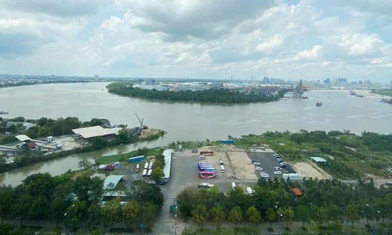 Căn hộ 3 phòng ngủ trống New City Thủ Thiêm cho thuê view sông tầng cao