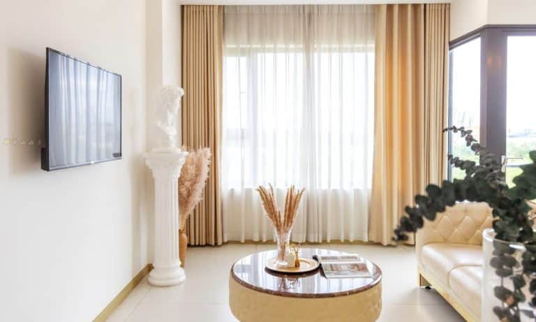 Căn hộ 3 phòng ngủ New City Thủ Thiêm cho thuê view sông tầng trung thoáng