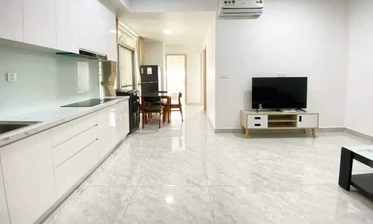 Cho thuê căn hộ Paris Hoàng Kim 2 phòng ngủ full nội thất view thoáng mát