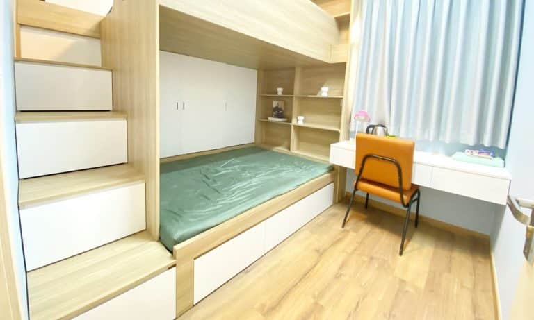 Căn hộ Paris Hoàng Kim cho thuê 3 phòng ngủ rộng view q1 full nội thất