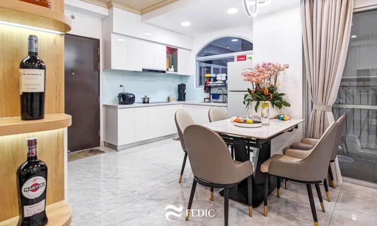 Căn hộ Paris Hoàng Kim cho thuê 3 phòng ngủ nội thất cao cấp view quận 1