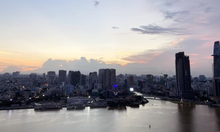Empire City cho thuê căn 2 phòng ngủ tháp Tilia nhà trống view sông tầng cao