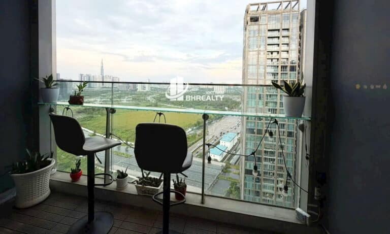 Căn hộ 2 phòng ngủ nhà đẹp cho thuê Empire City lầu cao khu Tilia view L81