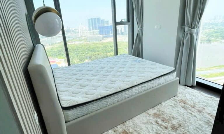 Duplex Empire City cho thuê tầng cao tháp Tilia nhà đẹp 4 phòng ngủ view sông