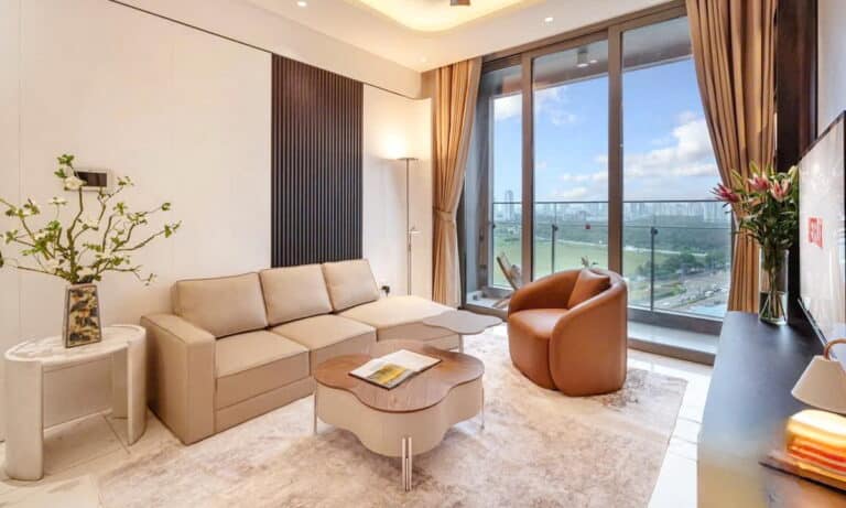 Căn 2 phòng ngủ sang trọng cho thuê Empire City lầu cao khu Tilia view L81