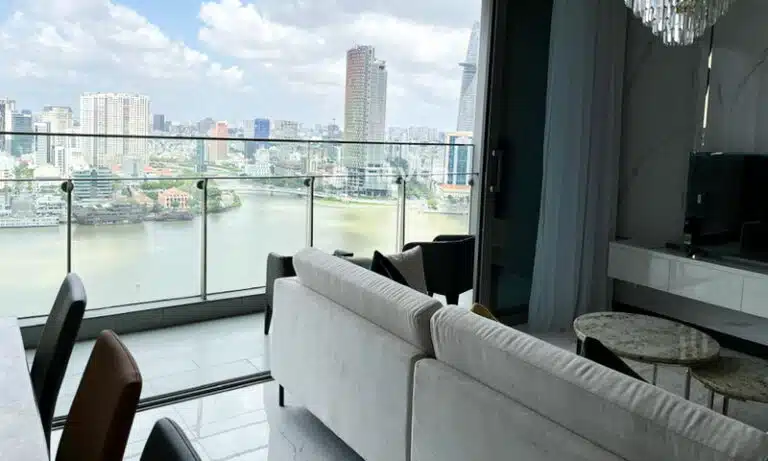 Cho thuê Empire City view sông căn hộ 3 phòng ngủ block Tilia nội thất đẹp