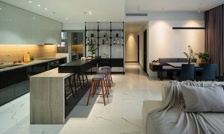 Empire City 3 phòng ngủ cho thuê view hồ bơi tầng thấp khu Linden nội thất đẹp