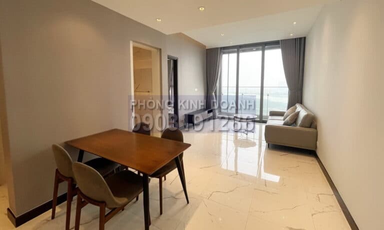 Cho thuê căn hộ Empire City 1 phòng ngủ view sông lầu 23 Linden nhà đẹp