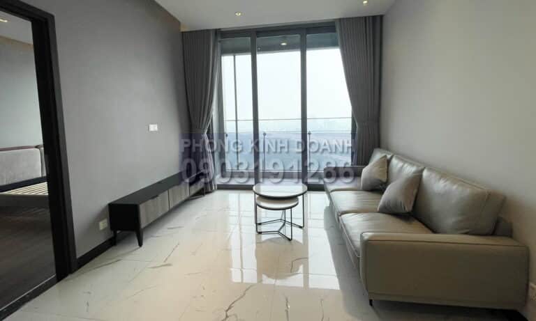 Cho thuê căn hộ Empire City 1 phòng ngủ view sông lầu 23 Linden nhà đẹp