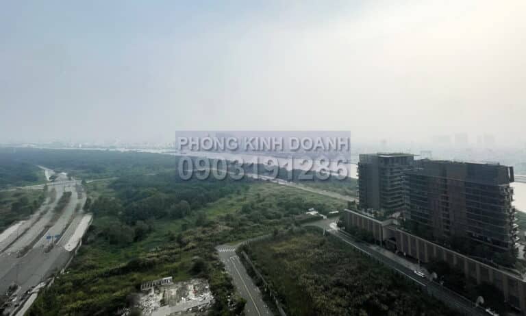 Cho thuê căn hộ Empire City 1 phòng ngủ view sông lầu 23 Linden nhà đẹp