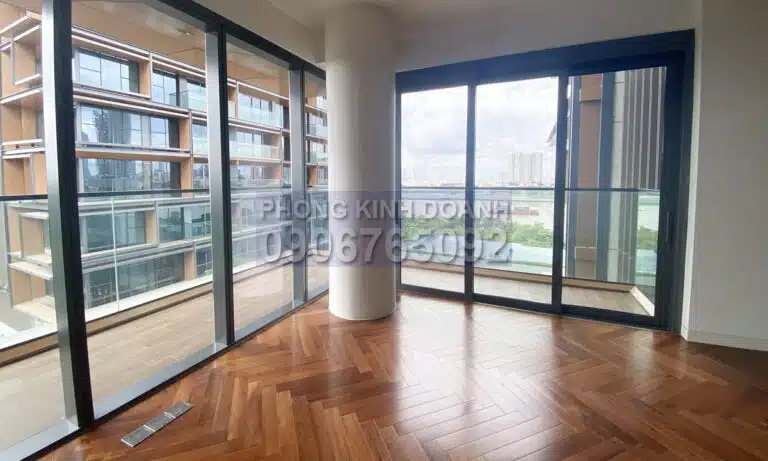 Cho thuê 3 phòng ngủ Empire City view sông lầu trung toà Cove nhà trống