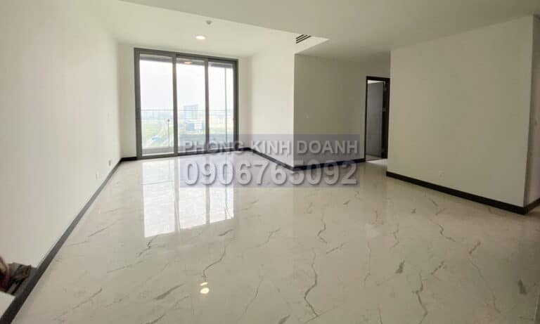 Căn 2 phòng ngủ cho thuê Empire City tầng 26 toà Linden nhà trống view L81