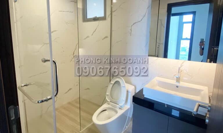 Căn 2 phòng ngủ cho thuê Empire City tầng 26 toà Linden nhà trống view L81