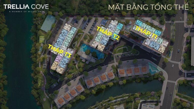 Mặt bằng dự án Trellia Cove Mizuki Park