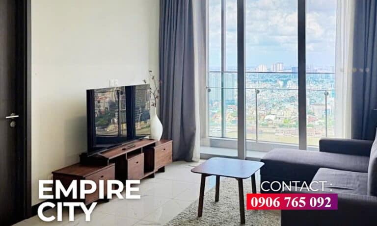Cho thuê căn hộ Empire City 1 phòng ngủ toà Linden nội thất đẹp view Bitexco