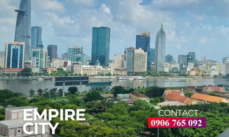Cho thuê căn hộ Empire City 1 phòng ngủ toà Linden nội thất đẹp view Bitexco