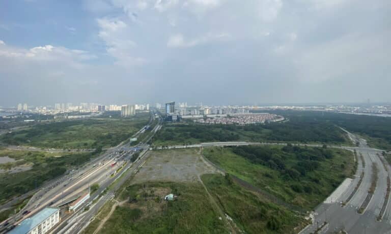 Căn 2 phòng ngủ cho thuê Empire City lầu cao Linden nội thất đủ view L81