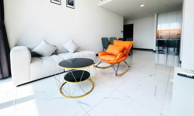 Cho thuê căn hộ Empire City 1 phòng ngủ view sông toà Linden nội thất đẹp