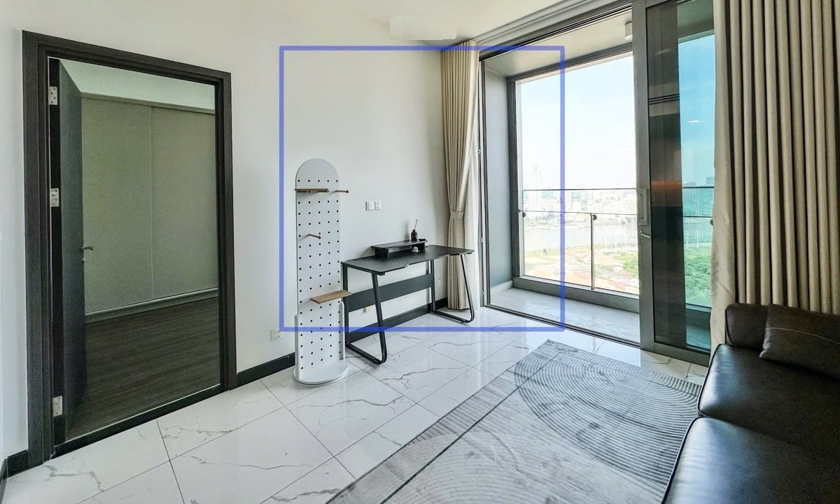 Empire City 1 phòng ngủ cho thuê căn hộ toà Linden đủ nội thất view quận 1