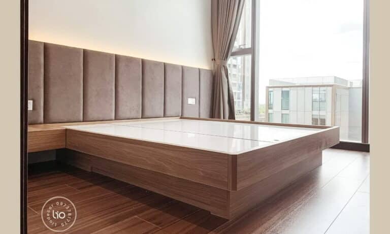 Cho thuê căn hộ Empire City 1 phòng ngủ view hồ bơi toà Tilia nhà đẹp