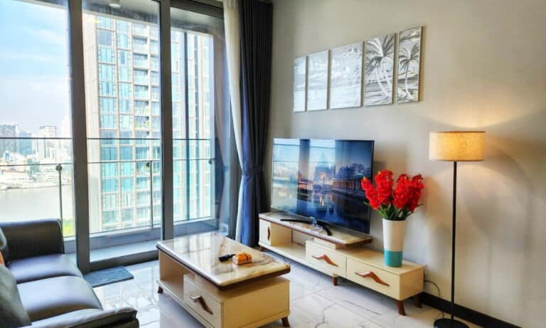 Cho thuê căn hộ Linden Empire City nội thất cao cấp 1 phòng ngủ view Bitexco