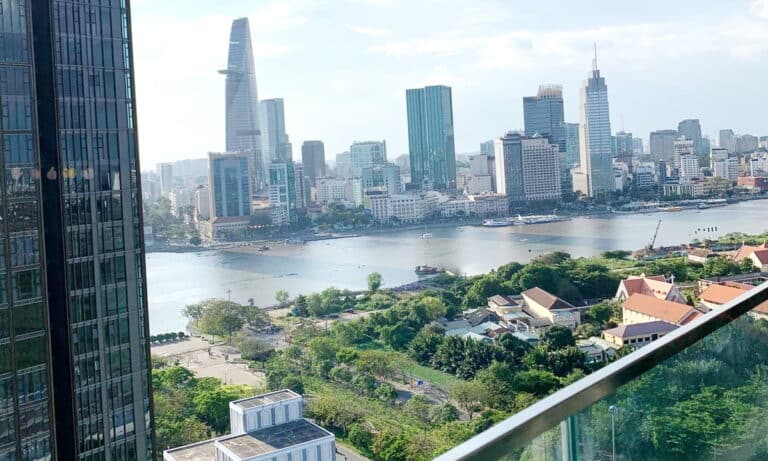 Cho thuê căn hộ Linden Empire City nội thất cao cấp 1 phòng ngủ view Bitexco