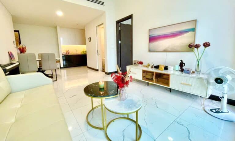Empire City 1 phòng ngủ cho thuê căn hộ Linden có nội thất view quận 1 – sông