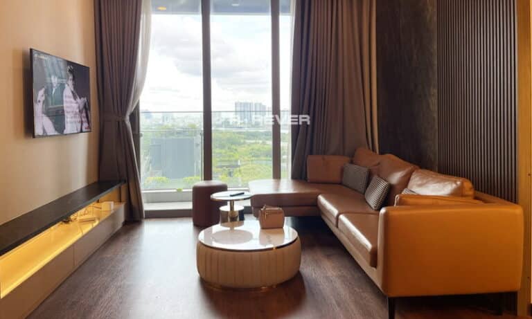 Căn hộ cho thuê Empire City toà Tilia 2 phòng ngủ view sông nội thất đẹp