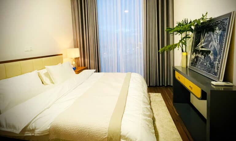 Căn 2 phòng ngủ cho thuê Empire City toà Linden nội thất đầy đủ view thoáng