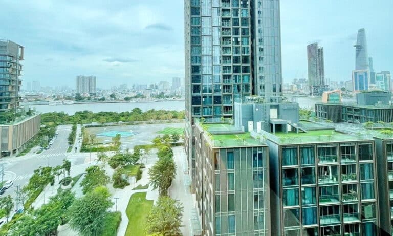Cho thuê căn Empire City 1 phòng ngủ lầu trung Linden nhà đẹp view Bitexco