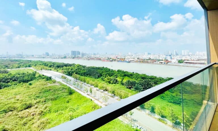 Cho thuê căn 3 phòng ngủ Empire City tầng cao view sông toà Cove nội thất đẹp