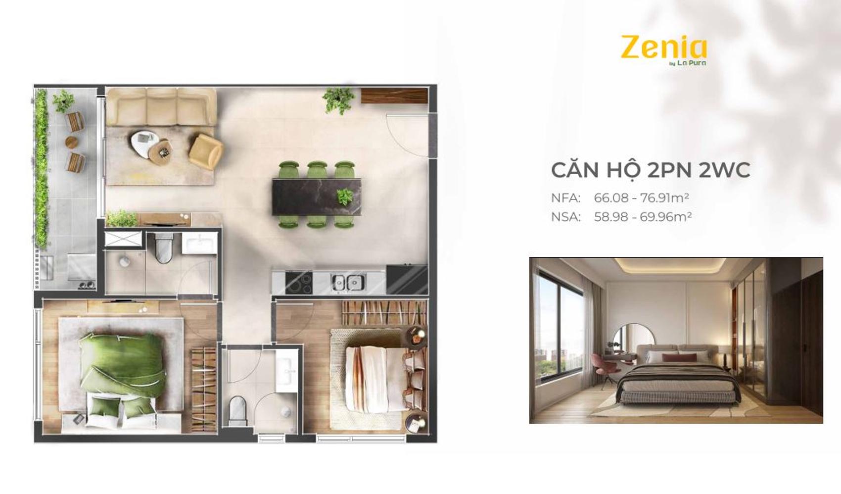 Mặt bằng Tòa Risa dự án La Pura: Thiết kế tối ưu cho gia đình trẻ