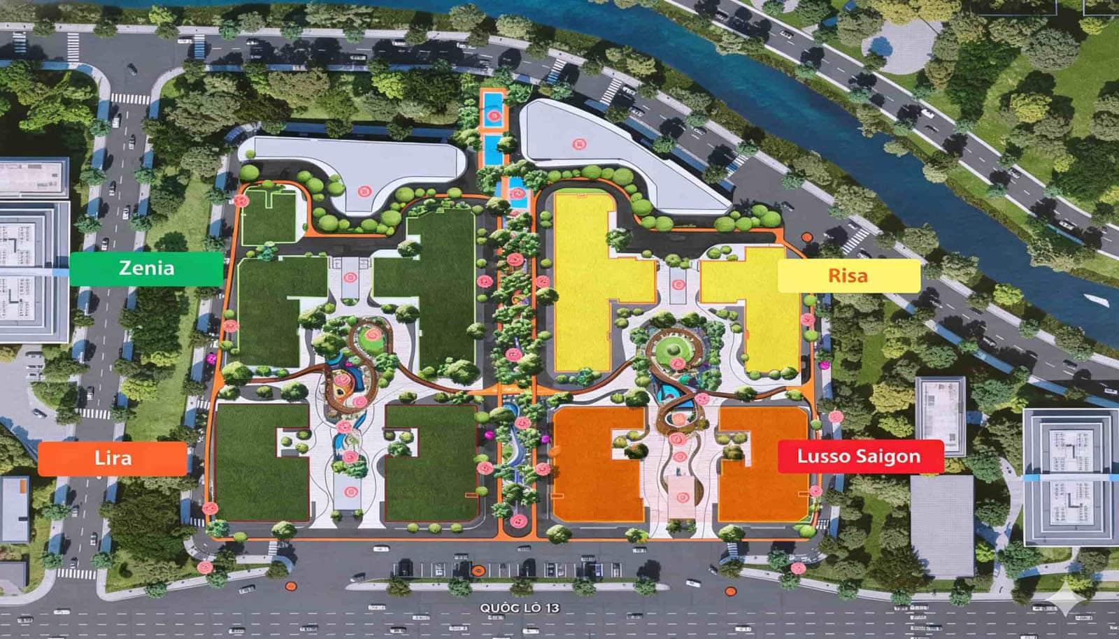 Mặt bằng căn hộ Lusso Saigon – Phân tích thiết kế và diện tích