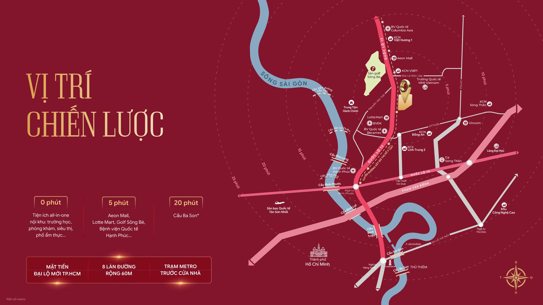 Vị trí Lusso Saigon: Tọa độ "vàng" quyết định giá trị thặng dư