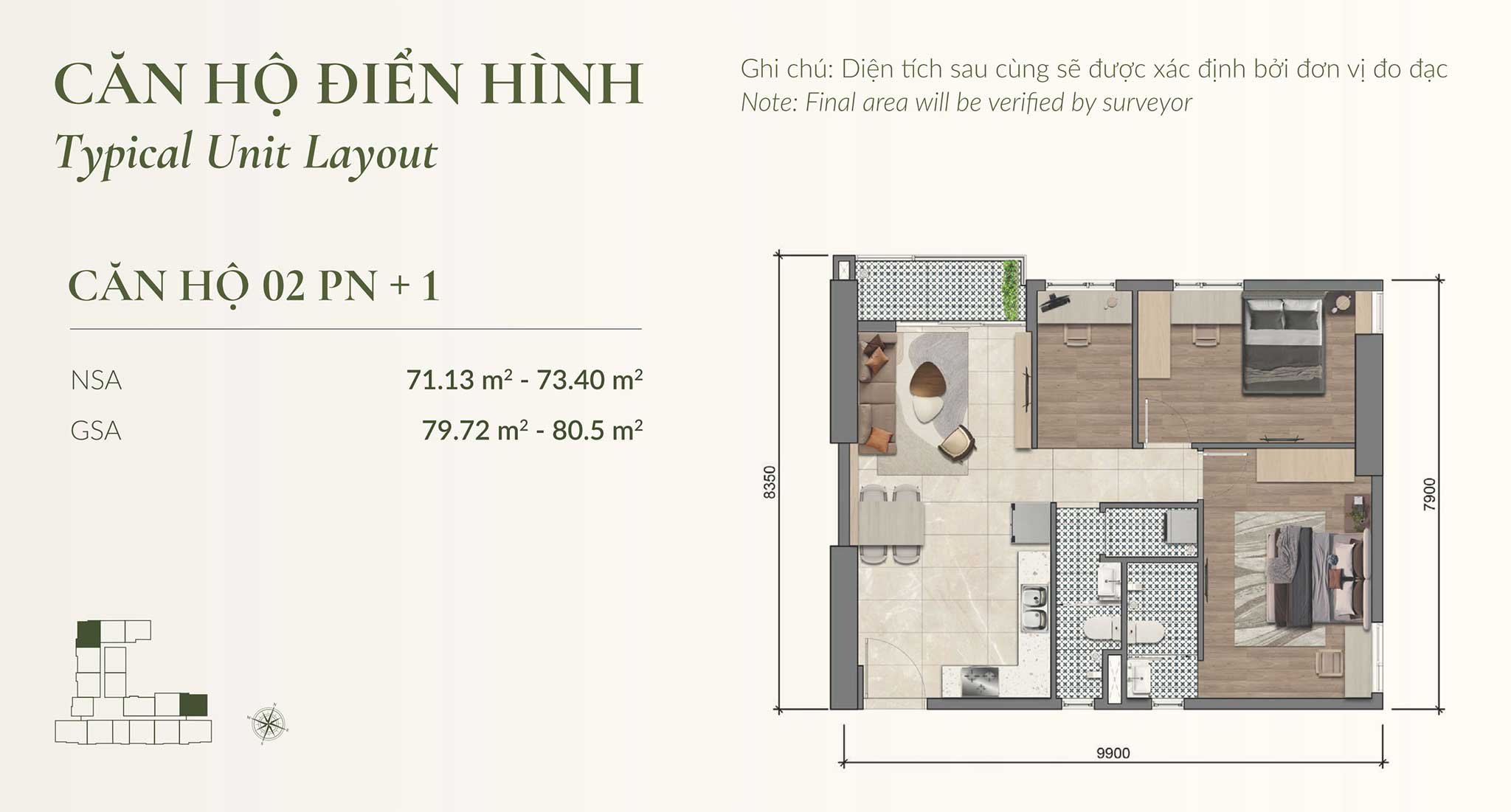 Mặt bằng căn hộ Legacy 66 chi tiết layout & thiết kế tối ưu
