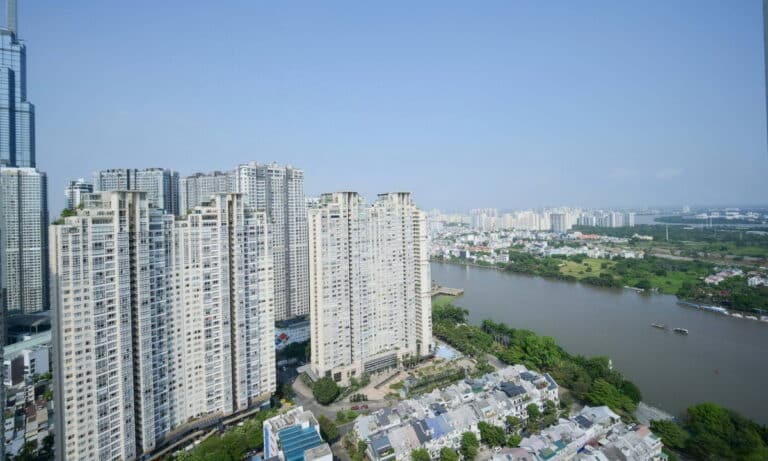 Saigon Pearl toà Opal cho thuê 2 phòng ngủ tầng cao nhà đẹp view sông