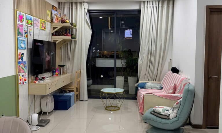 Saigon Pearl toà Opal bán căn hộ 2 phòng ngủ nội thất đầy đủ view hướng q1
