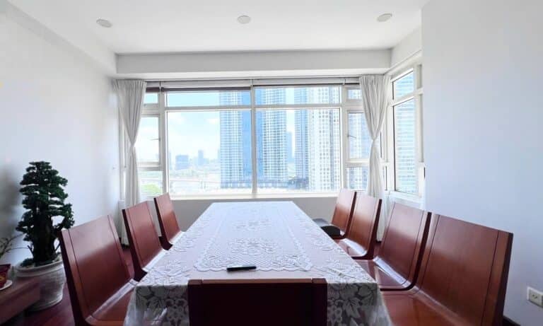 Saigon Pearl toà Ruby căn 2 phòng ngủ cho thuê nội thất một phần view sông