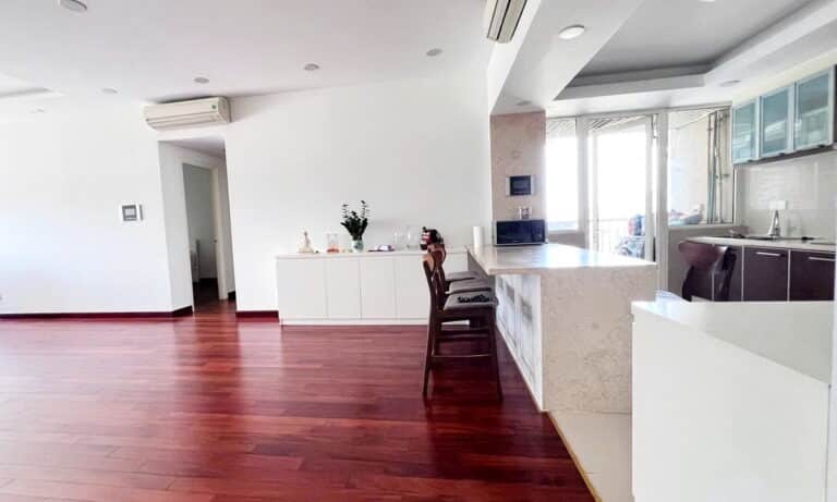Saigon Pearl toà Ruby căn 2 phòng ngủ cho thuê nội thất một phần view sông