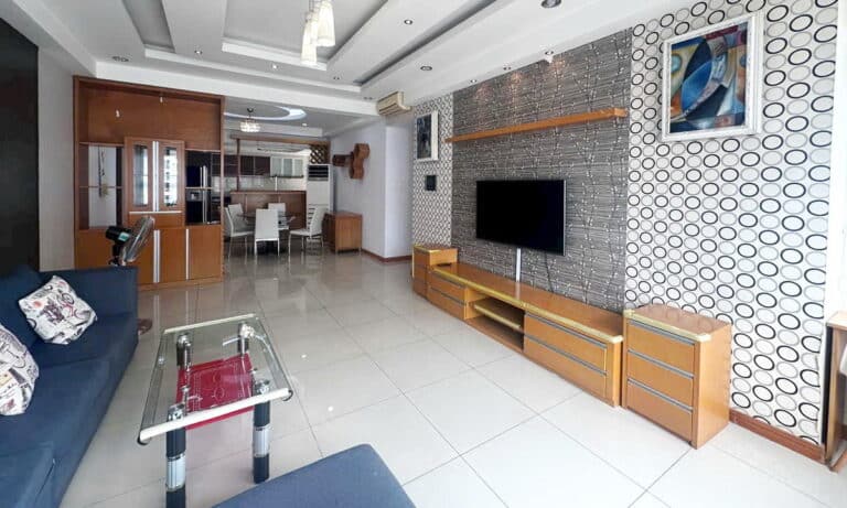 Saigon Pearl toà Ruby cho thuê căn hộ 3 phòng ngủ lầu cao nội thất view L81